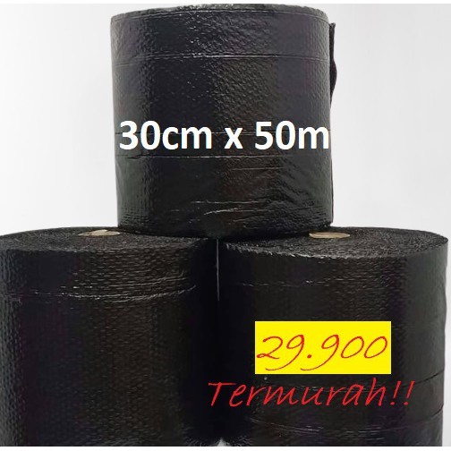 

Bubble wrap hitam 30CM x 50M bagus tebal bubblewrap Bandung Plastik buble warp