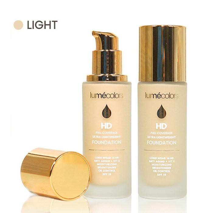 Lumecolors Foundation Lumecolors Compact Powder Two Way Cake Oil Contr - FOUNDI LIGHT