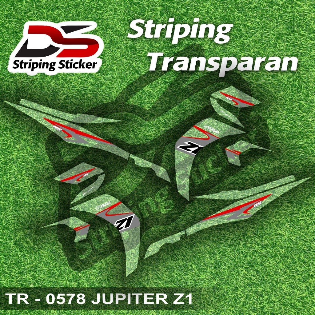 Striping Stiker Transparan Jupiter Z1( TR-0578) List Variasi Sticker Motor