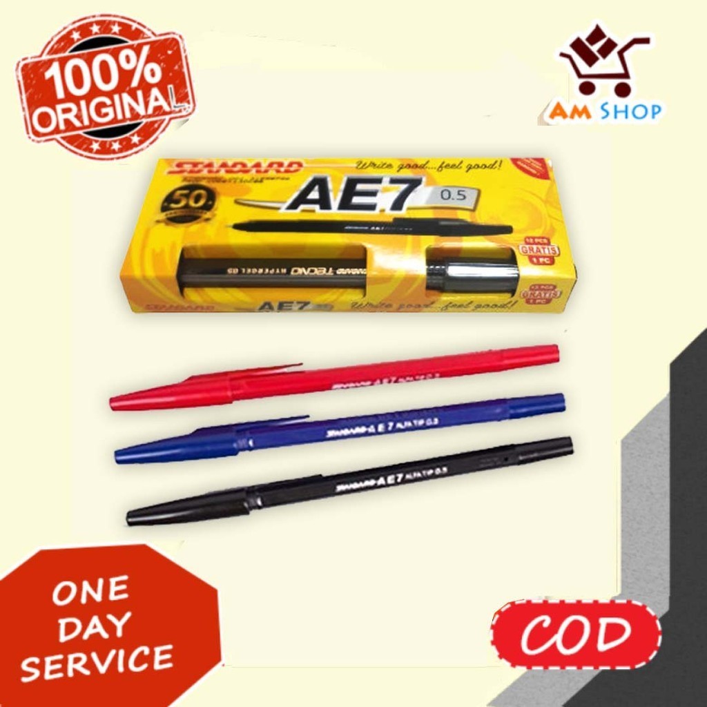 

Standard Pen - AE7 Alfatip 0.5 ( Pulpen, Pena, Ballpoint )