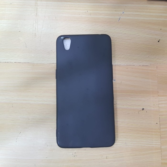 Casing OPPO A37 Soft Case Black Edition