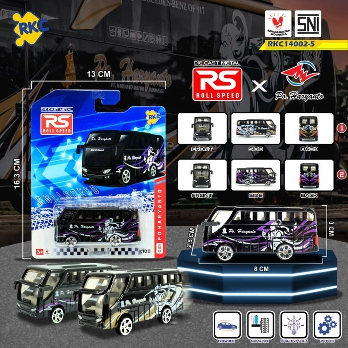 Diecast Metal RS Roll Speed 1:64 Mobil Indonesia