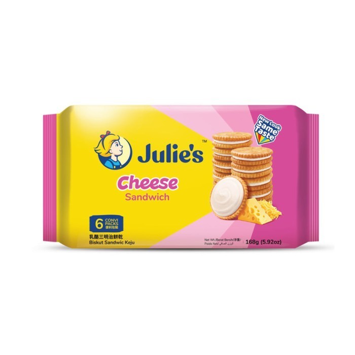 

Biskuit Keju / Julies Cheese / Julie's Cheese Sandwich 168 g