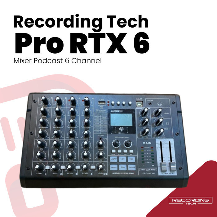 RECORDING TECH PRO-RTX6 Analog Mixer 24 DSP - PRO RTX6