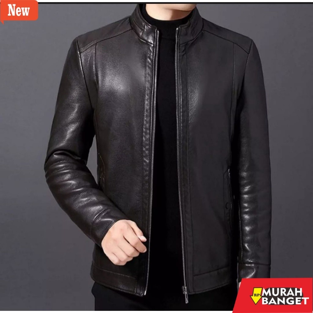 jaket kulit pria garut Jaket kulit  pria/Jaket motor pria keren /jaket asli garut