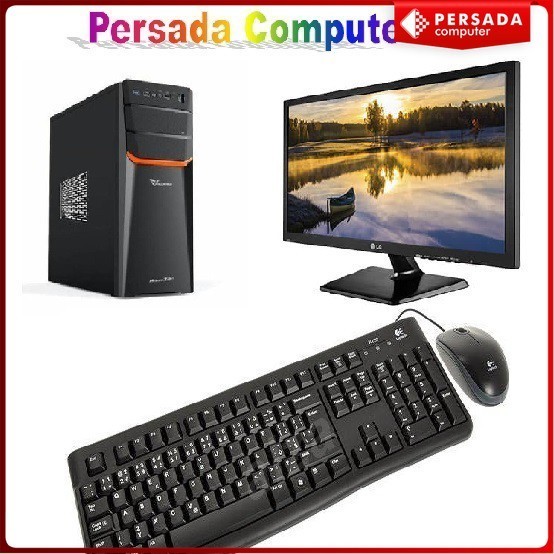 Paket Lengkap PC Rakitan i5 + LED Monitor + Keyboard Mouse