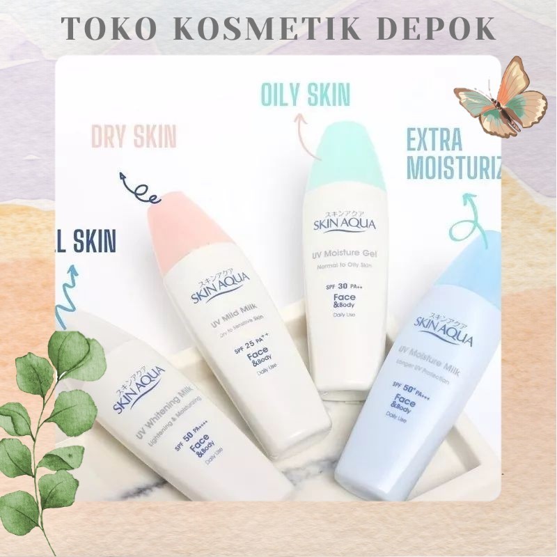 SKIN AQUA SPF50 PA++++ NEW POUCH | PELEMBAB WAJAH