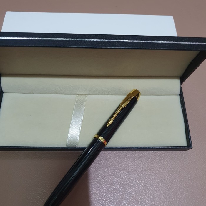 

promo ✨ -Pulpen Parker Sonnet TW LQ Black GT Klip Emas Free Grafir Nama