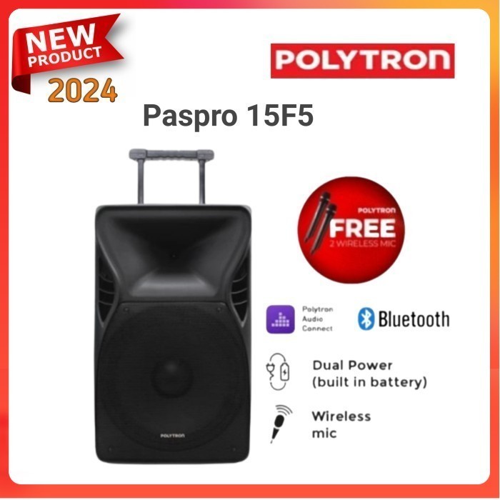 POLYTRON PASPRO 15F5  / PASPRO15F5 SPEAKER PORTABLE