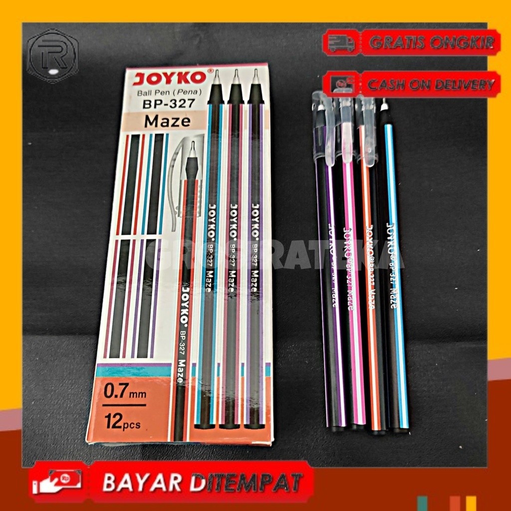 

PULPEN, BOLPEN, BOLPOINT BP-327 HITAM JOYKO
