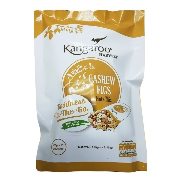 

Kangaroo Cashew Fig Nut Mix 175 gr - Kanguru Kacang Campur