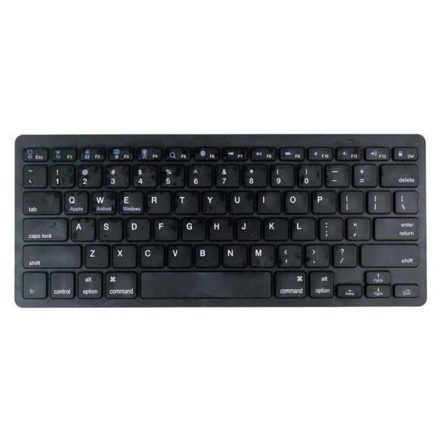 Keyboard Wireless Bluetooth Ultra Slim Tipis Komputer PC iOS Android