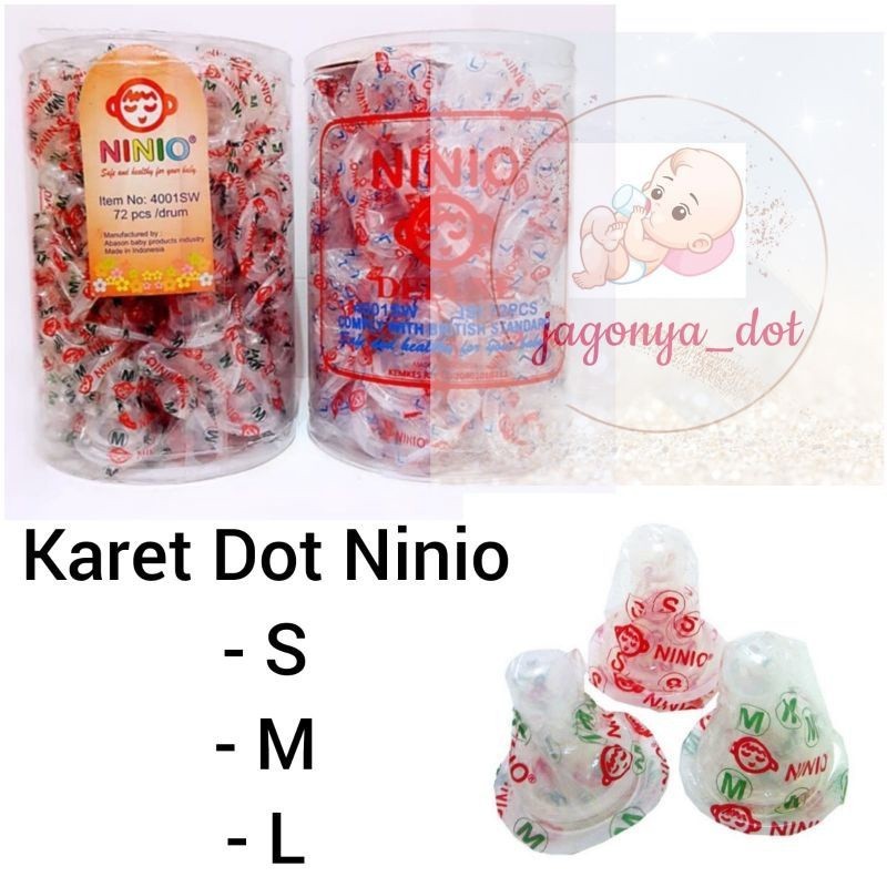 PROMO KARET DOT NINIO/ NINIO NIPPLE SILICONE(ECERAN)