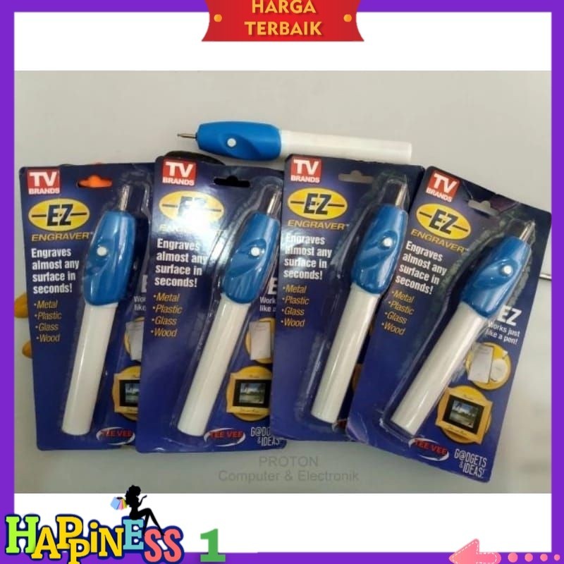 EZ ENGRAVER ALAT UKIR PIRING GELAS KAYU DAN LAIN LAIN - HAPPINESS