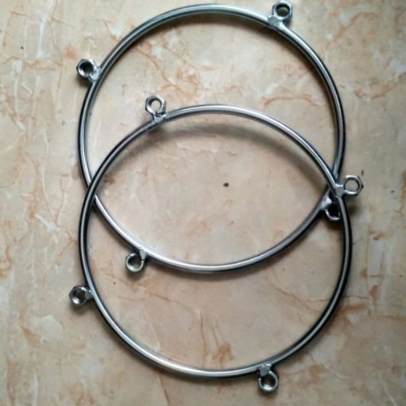 ring dumbuk pinggang dumbuk batu ukuran 6inc