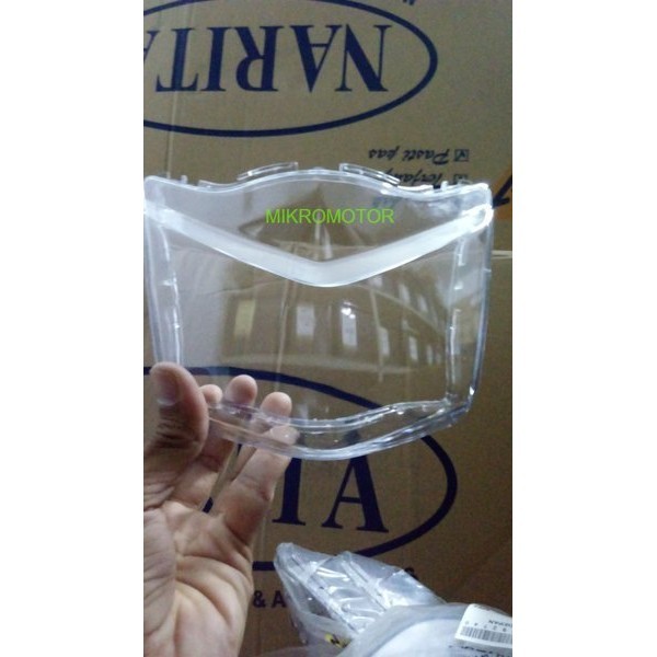 MIKA LAMPU DEPAN HONDA BEAT KARBU KACA LAMPU DEPAN BEAT LAMA