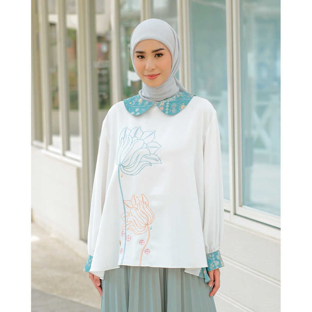 Muda Official Mudita Blouse - Ocean