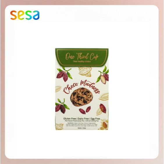 

ONE THIRD CUP Choco Madness 125gr - Gluten Dairy Egg FREE