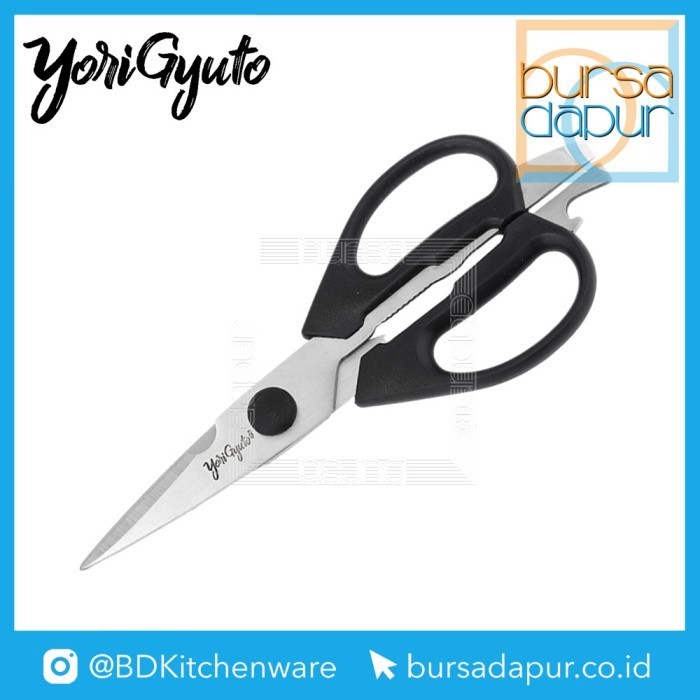 Yori Gyuto Scissors / Gunting Full Stainless Steel + Gagang Nylon