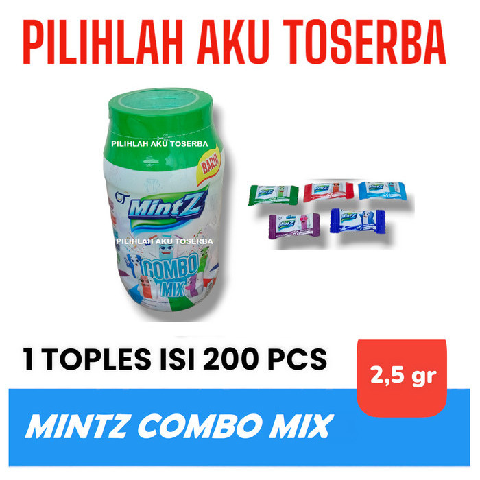 

MINTZ Permen Chewy COMBO MIX KEMASAN TOPLES - ( HARGA 1 TOPLES )