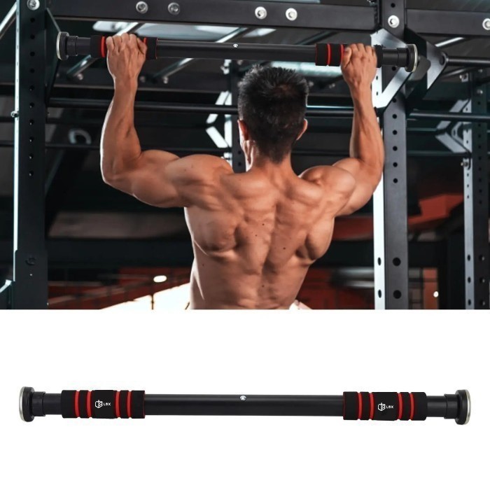 LBX Pull Up BaR Tiang Fitness Chin Up Bar Iron Door 62-100CM 82-130CM Gym Kusen Dinding Pintu Door Chinning Alat Olahraga Rumah Fitnes Otot punggung bagian atas bahu,lengan
