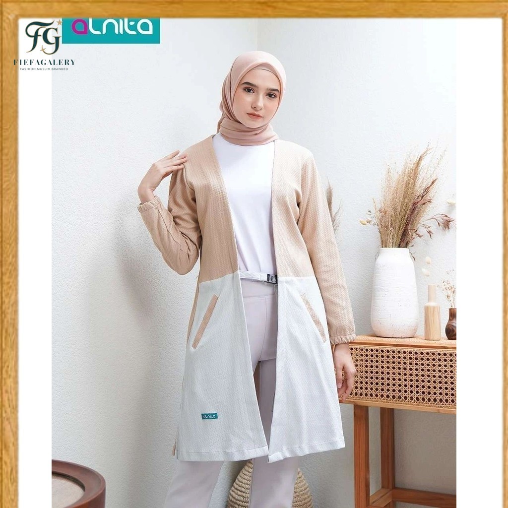 (Fg)NIBRAS Koleki Terbaru/Liony Cardigan Outer Wanita Dewasa Terbaru by Nibras Original/Blezer dua W