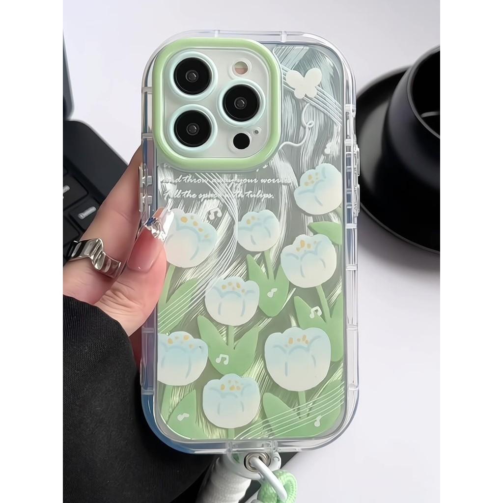 Bunga Kecil Bunga Lucu Mode Busana Muda Populer Case hp Iphone 7 plus X XS XR 11 12 13 14 15 Pro