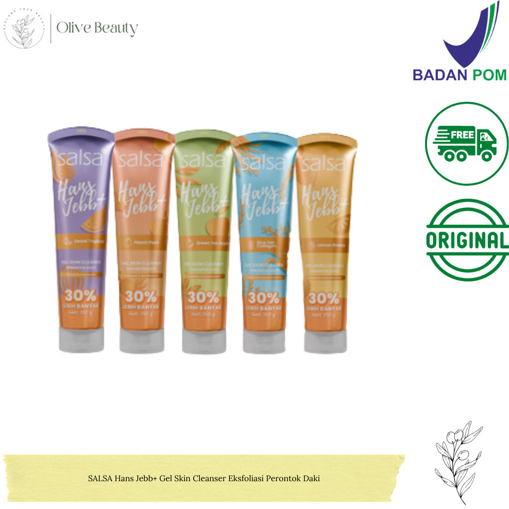 SALSA Hans Jebb+ Gel Skin Cleanser Eksfoliasi Perontok Daki