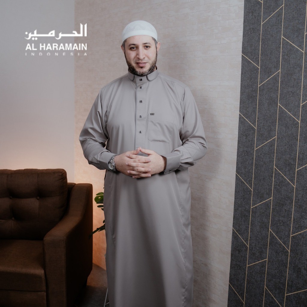 AL Haramain Jubah / Gamis Pria Remaja & Dewasa Manset Toyobo Premium (25) | Coklat Tua | Coklat Susu