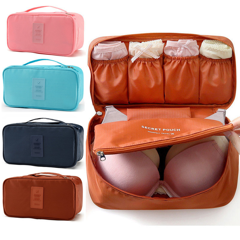 Travel multi-functional underwear bag Bra storage bag Clothes underwear separate storage bag Mommy b