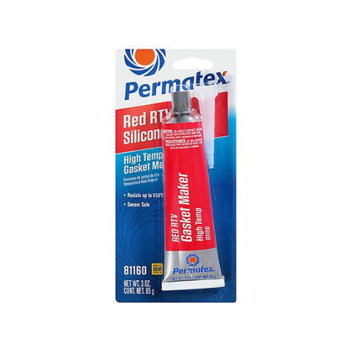 PERMATEX Red RTV Silicone High Temp Gasket Maker - 85gr  ORIGINAL