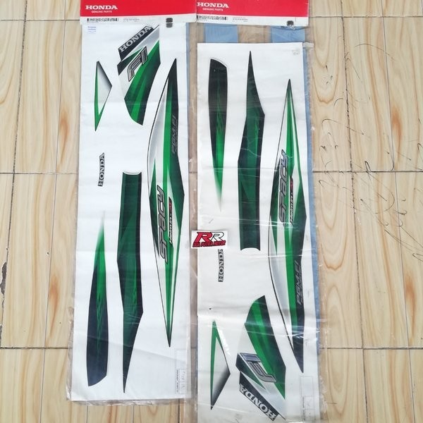 grafik graphic stripe striping body bodi original ori honda spacy fi injeksi helm in tahun 2013 2014