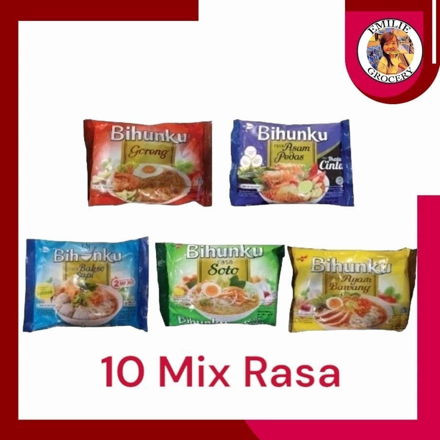 

Bihunku Paket 10 Pcs 10Pcs MIx 5 Rasa