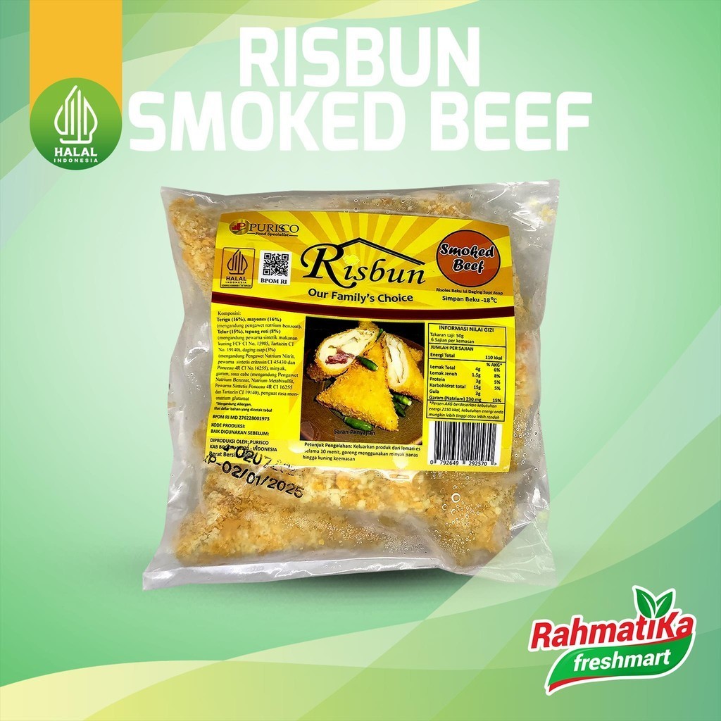 

Risbun Risoles Smoked Beef / Risol isi Smoked Beef