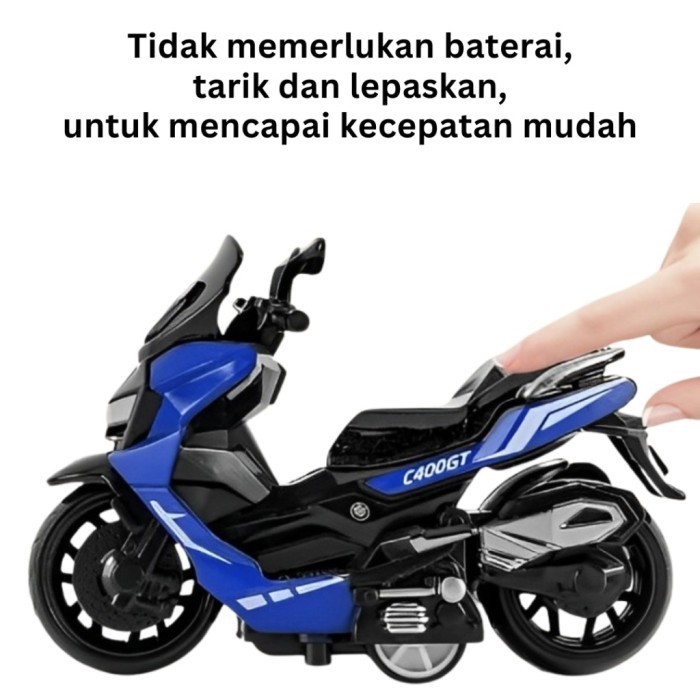Nmax01 Alloy Motorcycle 1/36 Nmax Xuye / Mainan Sepeda Motor Diecast Motorcycle / Mainan Anak Die