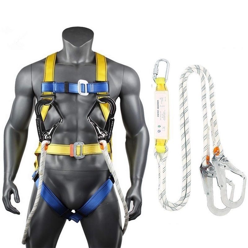 Safety Belt Body Harness Full Body Harness Big Hook Full Body Belt Climbing Body Harness Double Hook