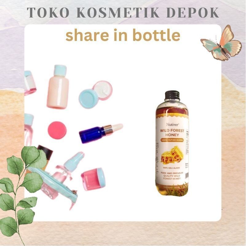 

SHARE IN BOTTLE 250 ML | MADU HUTAN MURNI 100% MADU HUTAN UKURAN 500ML WILD FOREST HONEY RAW NATURAL ASLI MADU HUTAN | TKD
