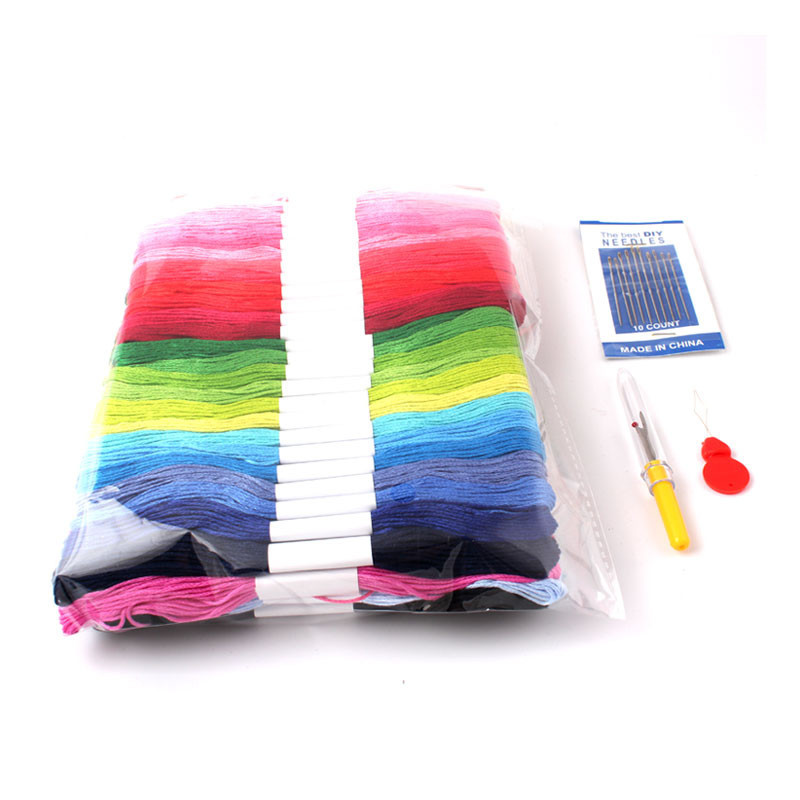 100 color cross-stitch stitch tool set Embroidery thread kit Cross stitch thread tool combination se