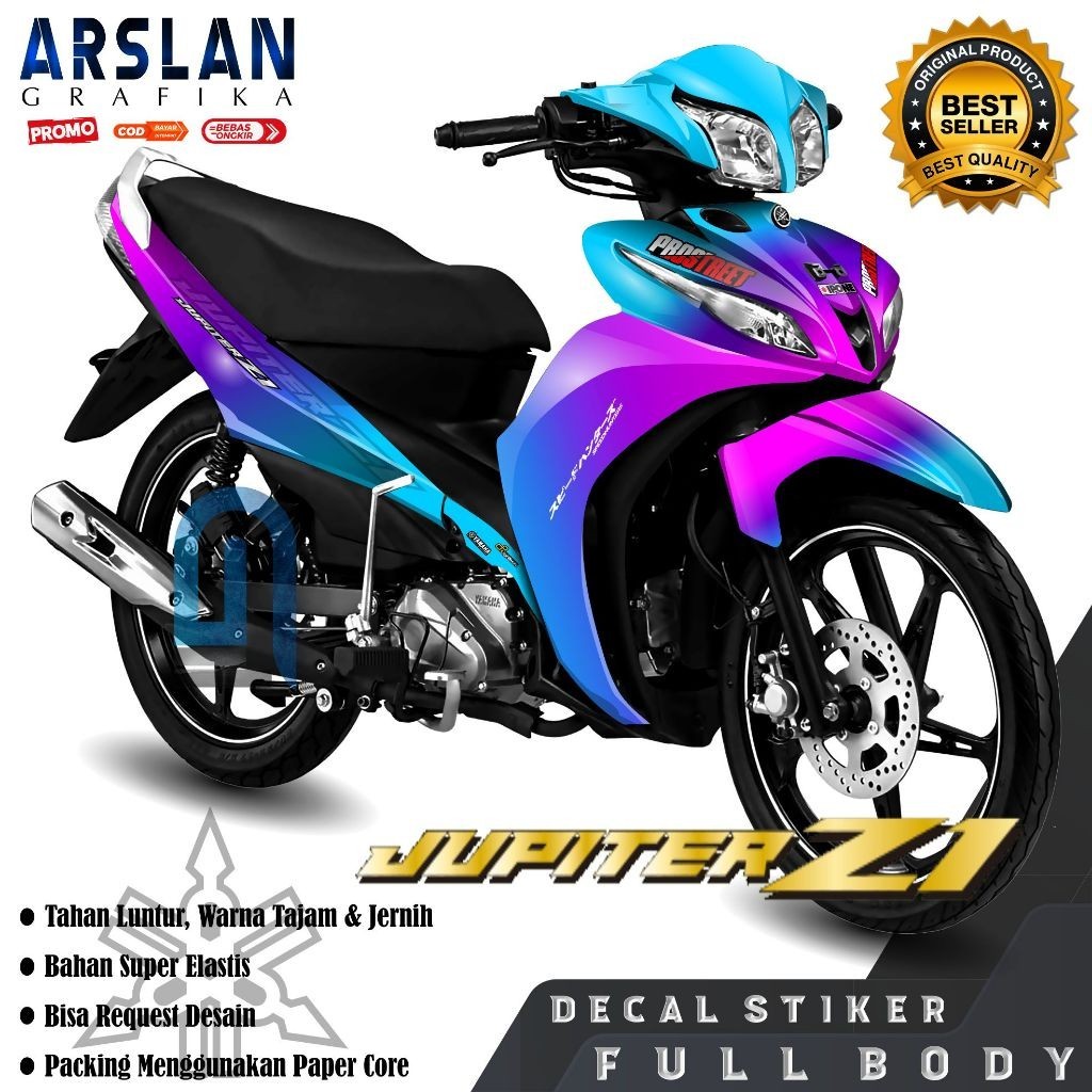 Decal Jupiter Z1 Full Body Stiker Jupiter Z1 Robot Full Body Dekal Jupiter Robot Full Body Variasi /