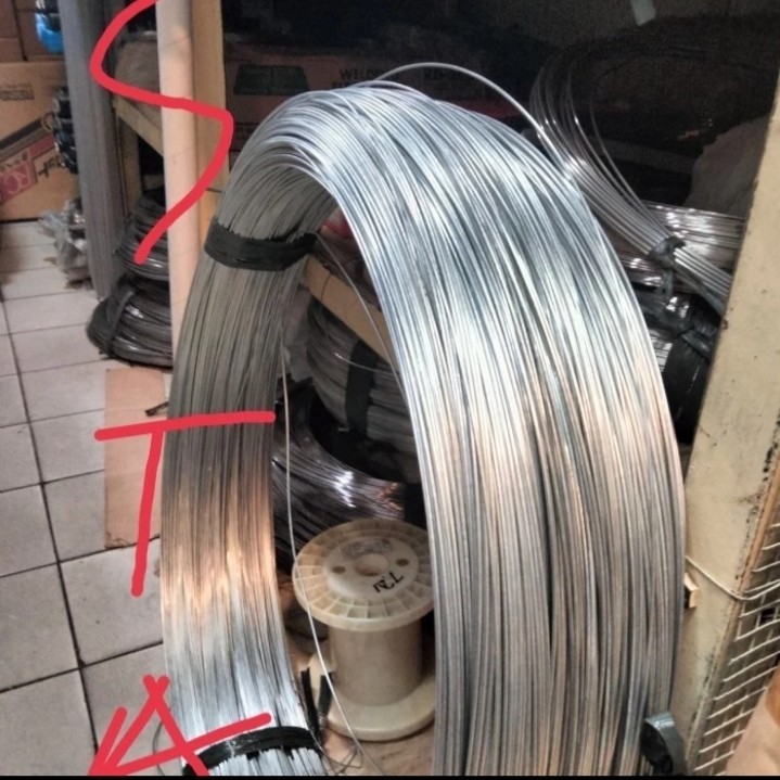 kawat galvanis diameter 5mm /50kg 1roll