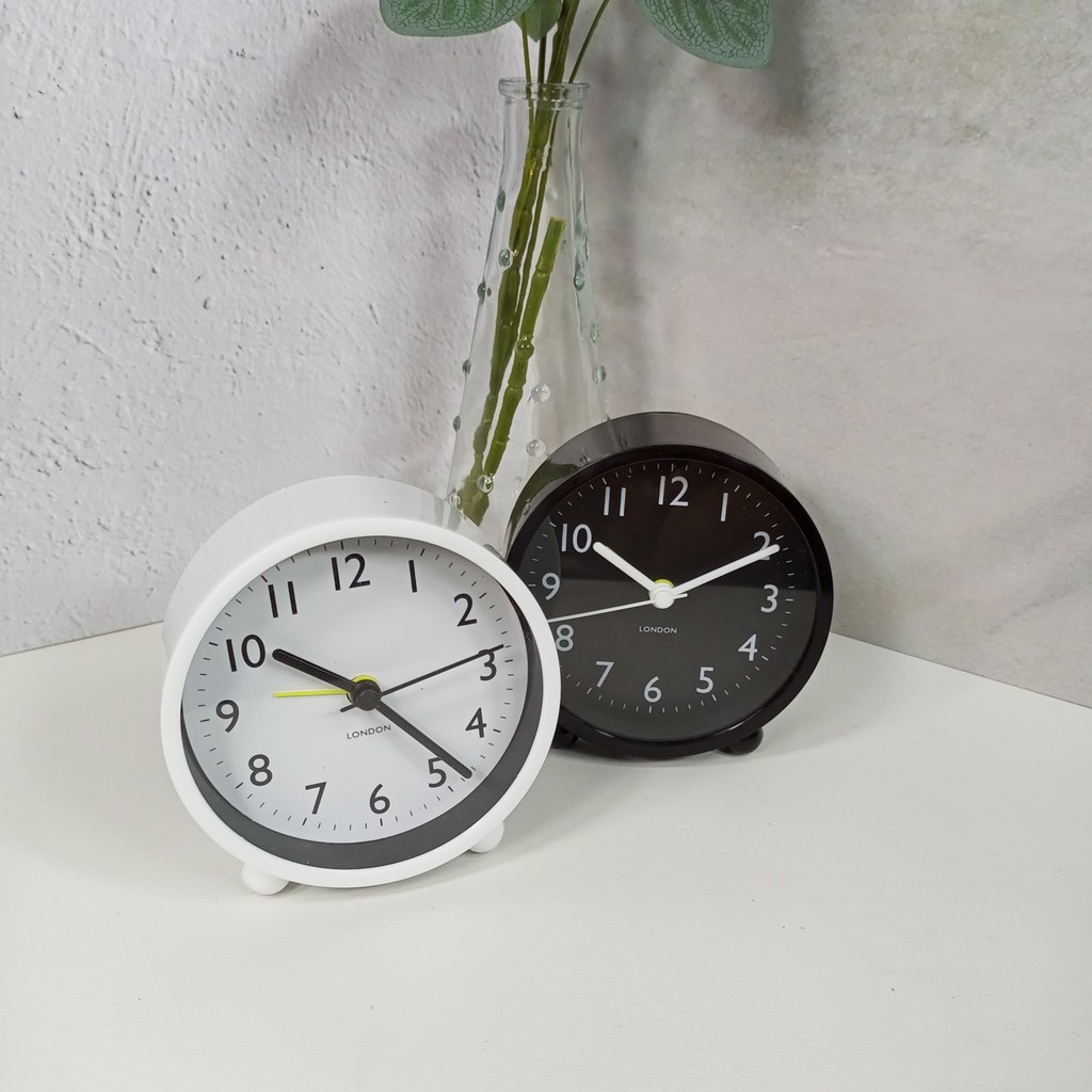 JAM MEJA JAM ANALOG JAM ALARM JAM MEJA DEKORSI ALARAM JAM JARUM MEJA MINI ALARM DEKORASI MEJA