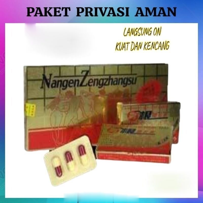 OBAT KUAT PRIA NANGEN ZENGZHANGSU 100% ORIGINAL ISI 12