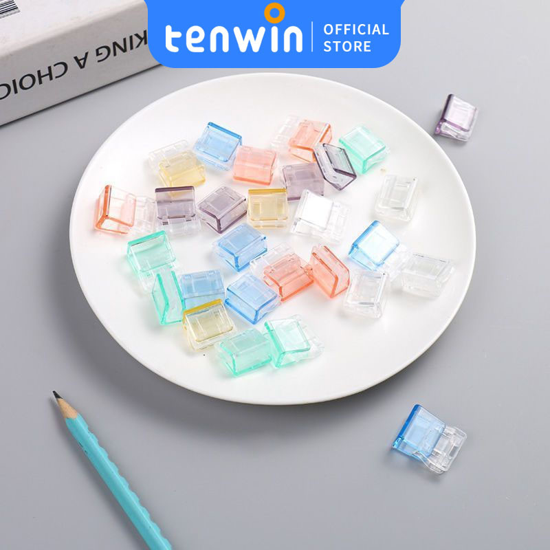 

Klip kertas / Binder Clip warn/Klip pengikat transparana-tenwin offical