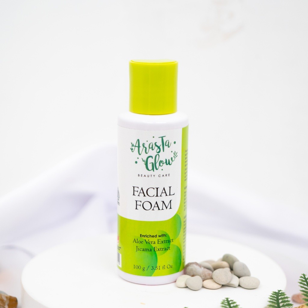 [BISA COD] Facial Foam Arasta Glow 100% Asli facial wash sabun muka sabun wajah arasta glow