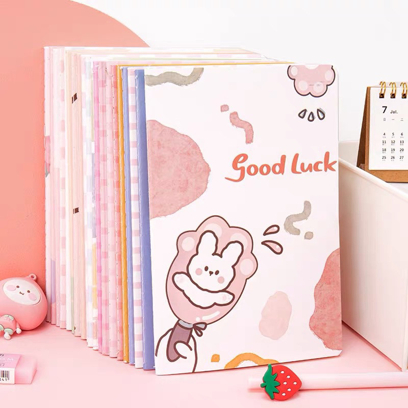 

Buku Tulis Aesthetic / Notebook Karakter Lucu / Buku Catatan Sekolah / Buku Tulis