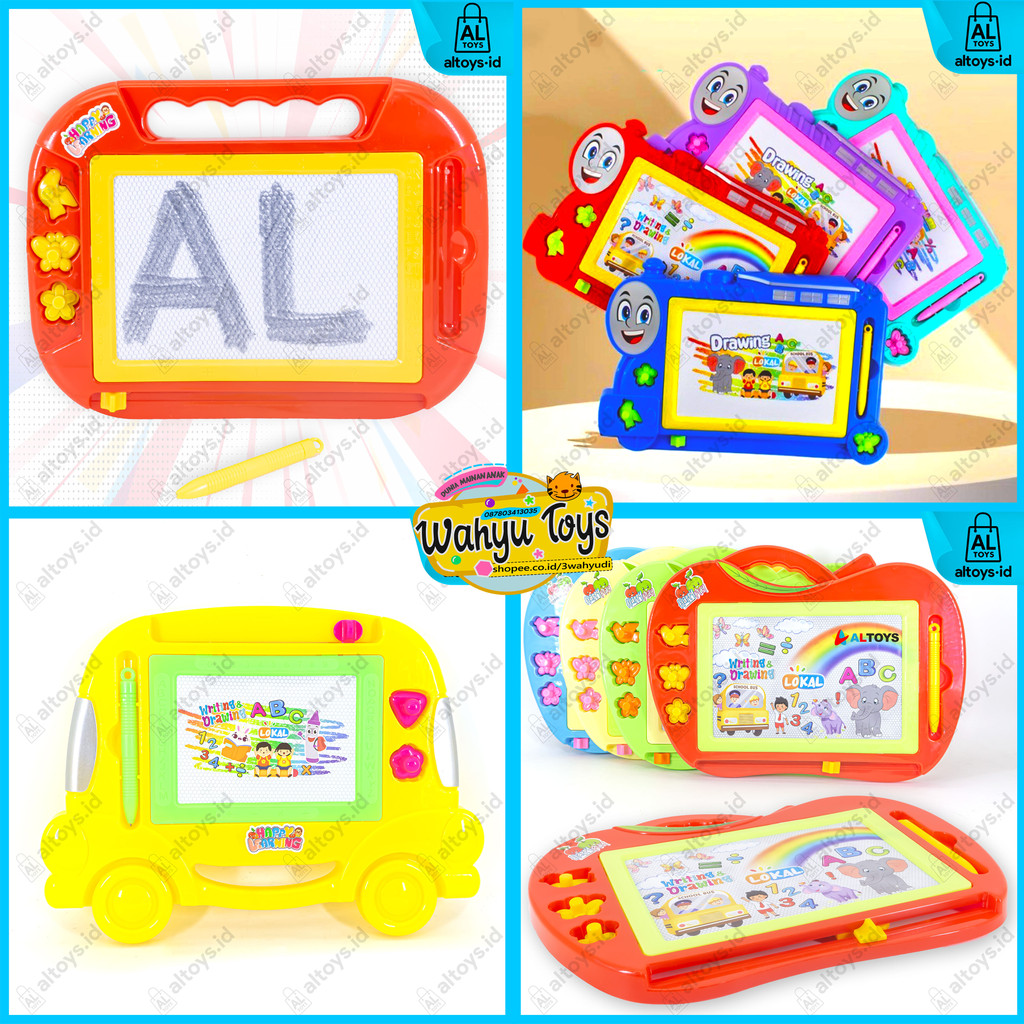 

MAINAN EDUKASI ANAK-ANAK CLASSIC APPLE CAR WHITEBOARD KARAKTER KERETA PAPAN TULIS MAGNET TERMURAH
