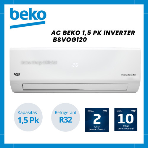 BEKO AC 1.5 PK BIVOE-120 BSVOG121BIVOE 120 PRO SMART INVERTER 1.5PK