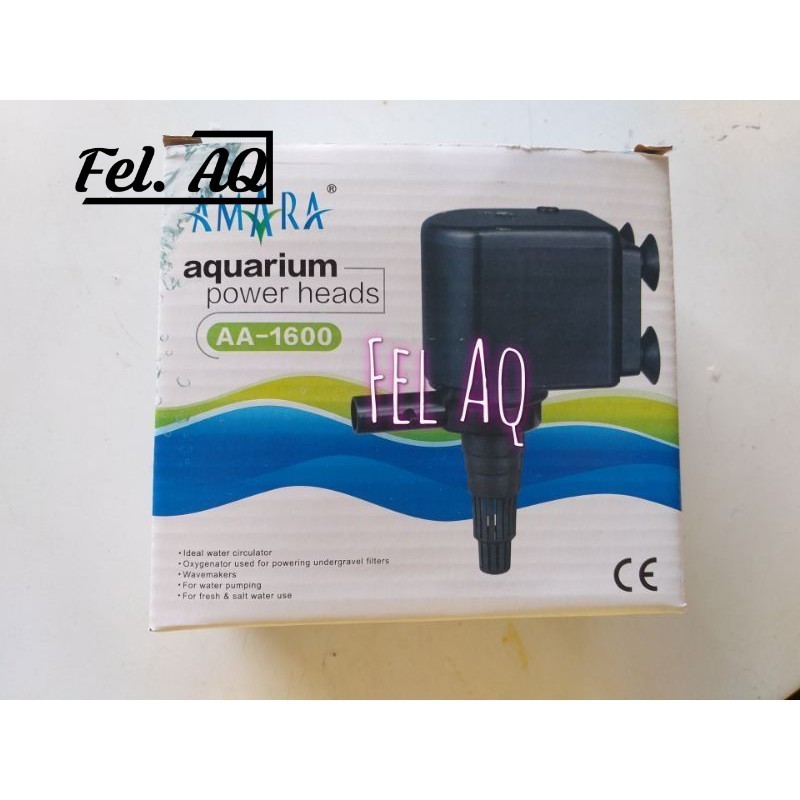 Amara Power Head AA 1600 Pompa Filter Celup Air Aquarium Aquascape