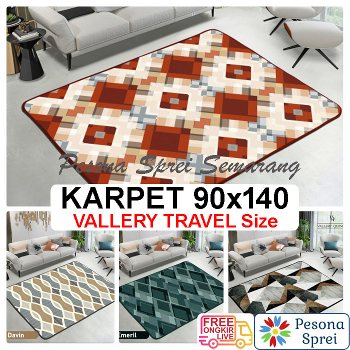 J54NB KARPET VALLERY 90x140 / KARPET MALAYSIA 90x140 / KARPET MINIMALIS KARMUT