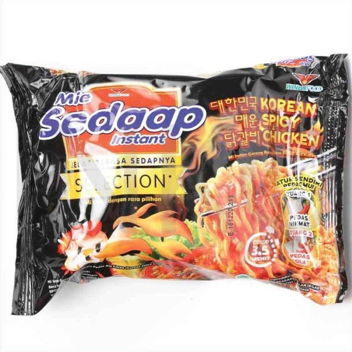 

Paketan 10pcs Mie SEDAAP Selection Korean Spicy Chicken (10x87g) Mi Instan Goreng Pedaaas Korea 87 gram